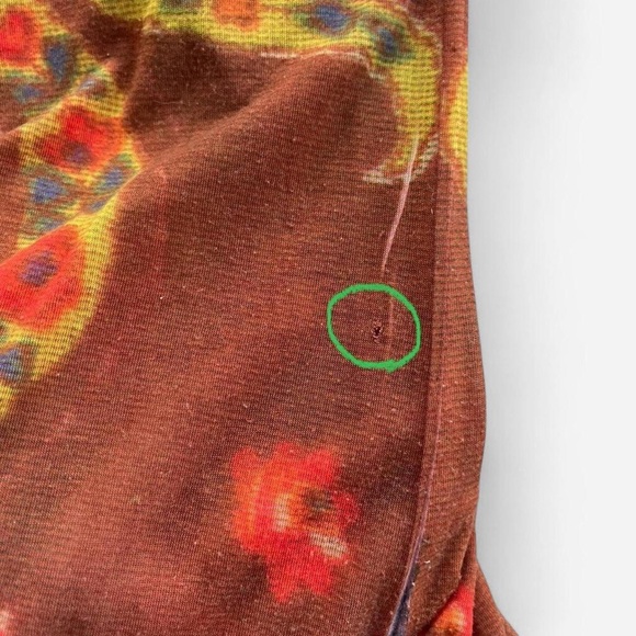 Freak Zoo Butterfly Studio Design Tie Dye Funky Artsy Colorful Abstract Tee - Picture 7 of 7